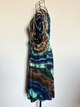 Load image into Gallery viewer, Custom Reverse Geode Surplice Dress for Jessica in ‘Azurite’