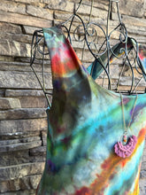 Load image into Gallery viewer, Custom Geode Pact Fit & Flare Cross Back Maxi Dress in ‘Labradorite’ for Shannon