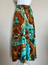 Load image into Gallery viewer, Custom Geode Tiered Maxi Skirt and Tank Top in ‘Boulder Turquoise’ for Lynn