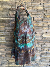 Load image into Gallery viewer, Women’s Large Geode Cotton Gauze Tiered Sleeveless Dress with Pockets in ‘Starling’