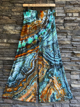 Load image into Gallery viewer, Women’s Large Geode Palazzo Pants in ‘Boulder Turquoise’