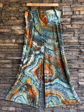 Load image into Gallery viewer, Women’s XL Geode Wide-Leg Palazzo Pants in ‘Boulder Turquoise’