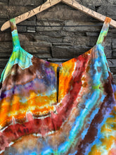 Load image into Gallery viewer, Women’s Large Geode Lazy Day 100% Rayon Jumpsuit in ‘Koroit Boulder Opal’