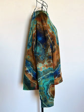 Load image into Gallery viewer, 2 Custom Reverse Geode Pullovers with Thumbholes and Pockets for Debbie