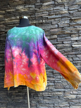 Load image into Gallery viewer, Women’s 4X Ombré Pullover Sweatshirt with Thumbholes & Pockets in ‘Sunset’