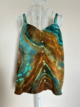 Load image into Gallery viewer, Custom Geode Tiered Maxi Skirt and Tank Top in ‘Boulder Turquoise’ for Lynn
