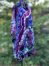 Load image into Gallery viewer, Custom Reverse Geode Swim Cover Up in ‘Peacock Ore’ for Andrew