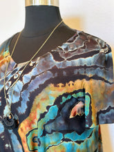 Load image into Gallery viewer, Custom Reverse Geode Twist Top in ‘Midnight Jasper’ for Susan