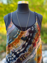 Load image into Gallery viewer, Custom Reverse Geode Harem Jumpsuit in ‘Midnight Jasper’ for Sherri