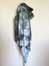 Load image into Gallery viewer, Custom 1/2 Zip Hoodie with Thumbholes in ‘Raven’ for Mel