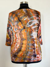 Load image into Gallery viewer, Custom 3/4 Sleeve Dolman Top in ‘Pheasant Feathers’ for Heather