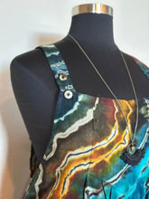 Load image into Gallery viewer, Custom Reverse Geode Overalls in ‘Labradorite’ for Tara