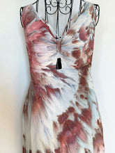 Load image into Gallery viewer, Women’s Medium Linen/Rayon V-Neck Strappy Jumpsuit with Pockets in ‘Shiitake Twist’