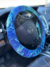 Load image into Gallery viewer, Custom Geode 2 Piece Cropped Set and 4 Geode Steering Wheel Covers for Mary
