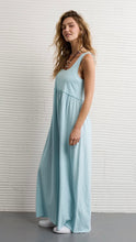 Load image into Gallery viewer, Women’s Medium (runs big—fits like a large/XL!) Geode 100% Cotton Sunchaser Scoop Neck Jumpsuit in ‘Desert Springs’