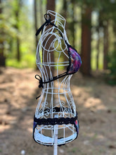 Load image into Gallery viewer, Women’s Small Geode Crotchet Triangle Bikini in ‘Cosmic Eyes’