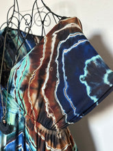 Load image into Gallery viewer, Custom Reverse Geode Surplice Dress for Jessica in ‘Azurite’