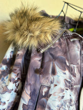 Load image into Gallery viewer, Custom Order Women’s Large Gap Parka Jacket with Removable Sherpa Lining & Faux Fur Trim Hood in ‘Dark Black’ and Corduroy Bell Bottoms for ‘Monika’