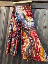Load image into Gallery viewer, Custom Geode Cropped Palazzo Pants in ‘Rustic Rainbow’ for Heather