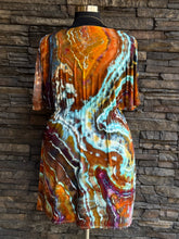 Load image into Gallery viewer, Women’s 3X Geode Kimono Style Dress in ‘Koroit Boulder Opal’