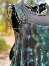 Load image into Gallery viewer, Custom Geode Wide Leg Overalls in ‘Moss Agate’ for Robyne