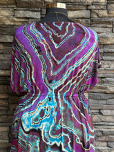 Load image into Gallery viewer, Custom Reverse Geode Surplice Maxi Dress for Julie