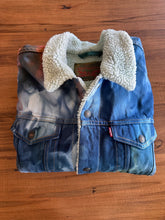 Load image into Gallery viewer, Custom Sherpa Lined Denim Jacket and Crewneck Sweatshirt for Austin