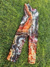 Load image into Gallery viewer, Women’s Large Reverse Geode Spaghetti Strap Jumpsuit in ‘Golden Age’