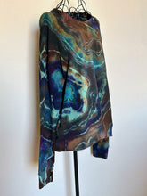 Load image into Gallery viewer, 2 Custom Reverse Geode Pullovers with Thumbholes and Pockets for Debbie