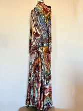Load image into Gallery viewer, Custom Geode Maxi Dress in ‘Rustic Rainbow’ for Stacey
