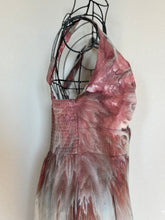 Load image into Gallery viewer, Women’s Medium Linen/Rayon V-Neck Strappy Jumpsuit with Pockets in ‘Shiitake Twist’