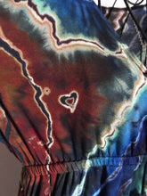 Load image into Gallery viewer, Custom Reverse Geode Surplice Dress for Jessica in ‘Azurite’