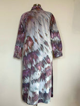 Load image into Gallery viewer, Custom Long Sleeved Cinch Waist Dress in ‘Brushed Steel’ Twist for Ashley