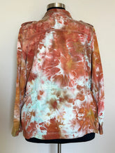 Load image into Gallery viewer, Women’s XL Upcycled Loft 100% Lyocell Cargo Jacket in ‘Lichen & Rust’