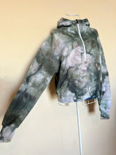 Load image into Gallery viewer, Custom 1/2 Zip Hoodie with Thumbholes in ‘Raven’ for Mel