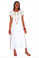 Load image into Gallery viewer, Women’s 2X 100% Rayon Caftan-like ‘Easy Breezy’ Dress in ‘Dark Side of the Moon’