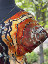 Load image into Gallery viewer, Custom Reverse Geode Surplice Maxi Dress for Lisa