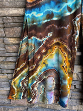 Load image into Gallery viewer, Women’s Medium/Large Reverse Geode 100% Rayon Slit Leg Palazzo Pants in ‘Desert Springs’
