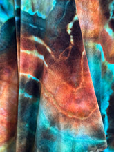 Load image into Gallery viewer, Custom Geode Bamboo Velour Kimono Duster in ‘Boulder Turquoise’ for Raina