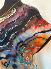 Load image into Gallery viewer, Custom Geode ‘Turkey Tail Mushroom’ Kimono and Reverse Geode Maxi Dress for Pamela