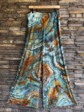 Load image into Gallery viewer, Women’s XL Geode Wide-Leg Palazzo Pants in ‘Boulder Turquoise’