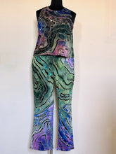 Load image into Gallery viewer, 2 Custom Reverse Geode Pajama Sets in ‘Abalone’ and 2 Bucket Hats for Kim