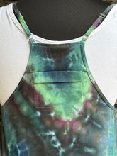 Load image into Gallery viewer, Women’s XL Geode Harem Shorts Romper Jumpsuit with Back Pocket in ‘Dark Enchantment’