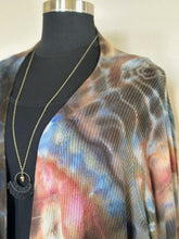 Load image into Gallery viewer, Women’s 4X Geode Open-Front Longline Cardigan in ‘Turkey Tail Mushroom’