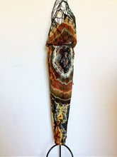 Load image into Gallery viewer, Women’s Large Reverse Geode Spaghetti Strap Jumpsuit in ‘Golden Age’