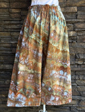 Load image into Gallery viewer, Custom Spiral T-Shirt in ‘Bird Song’ & Linen Cropped Pants for Monika