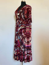 Load image into Gallery viewer, Women’s XL Geode Boho Maxi Dress in ‘Scarlet Begonias’