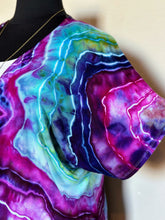 Load image into Gallery viewer, Custom Pieces for Lanette: Women’s L/XL 100% Rayon Kimono Jacket with Pockets in ‘Shiitake Twist’ & XL Geode Kimono in ‘Fluorite’