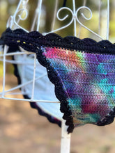Load image into Gallery viewer, Women’s Small Geode Crotchet Triangle Bikini in ‘Cosmic Eyes’