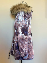 Load image into Gallery viewer, Custom Order Women’s Large Gap Parka Jacket with Removable Sherpa Lining & Faux Fur Trim Hood in ‘Dark Black’ and Corduroy Bell Bottoms for ‘Monika’